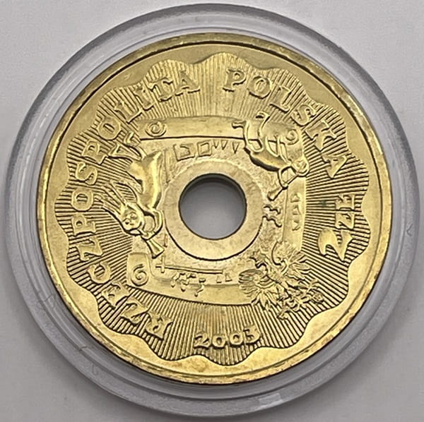 Moneta 2 zł 10-lat WOŚP 2003