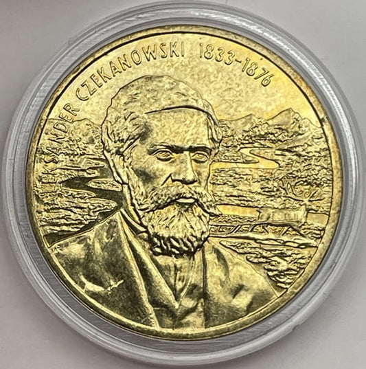 Moneta 2 zł Aleksander Czekanowski 2004