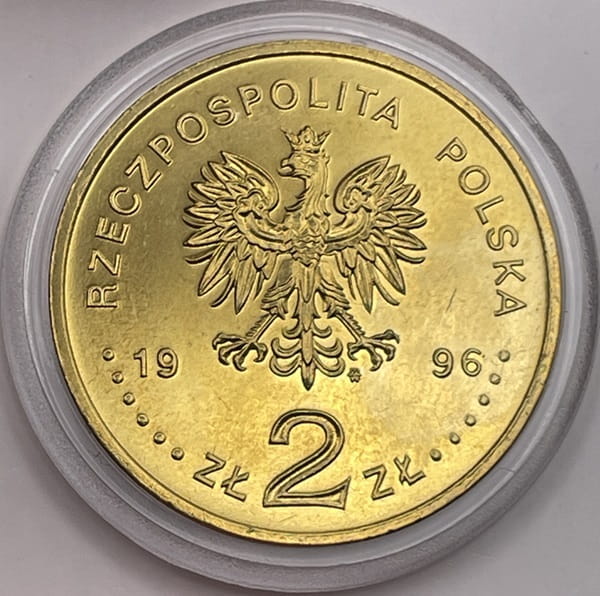 Moneta 2 zł Henryk Sienkiewicz 1996