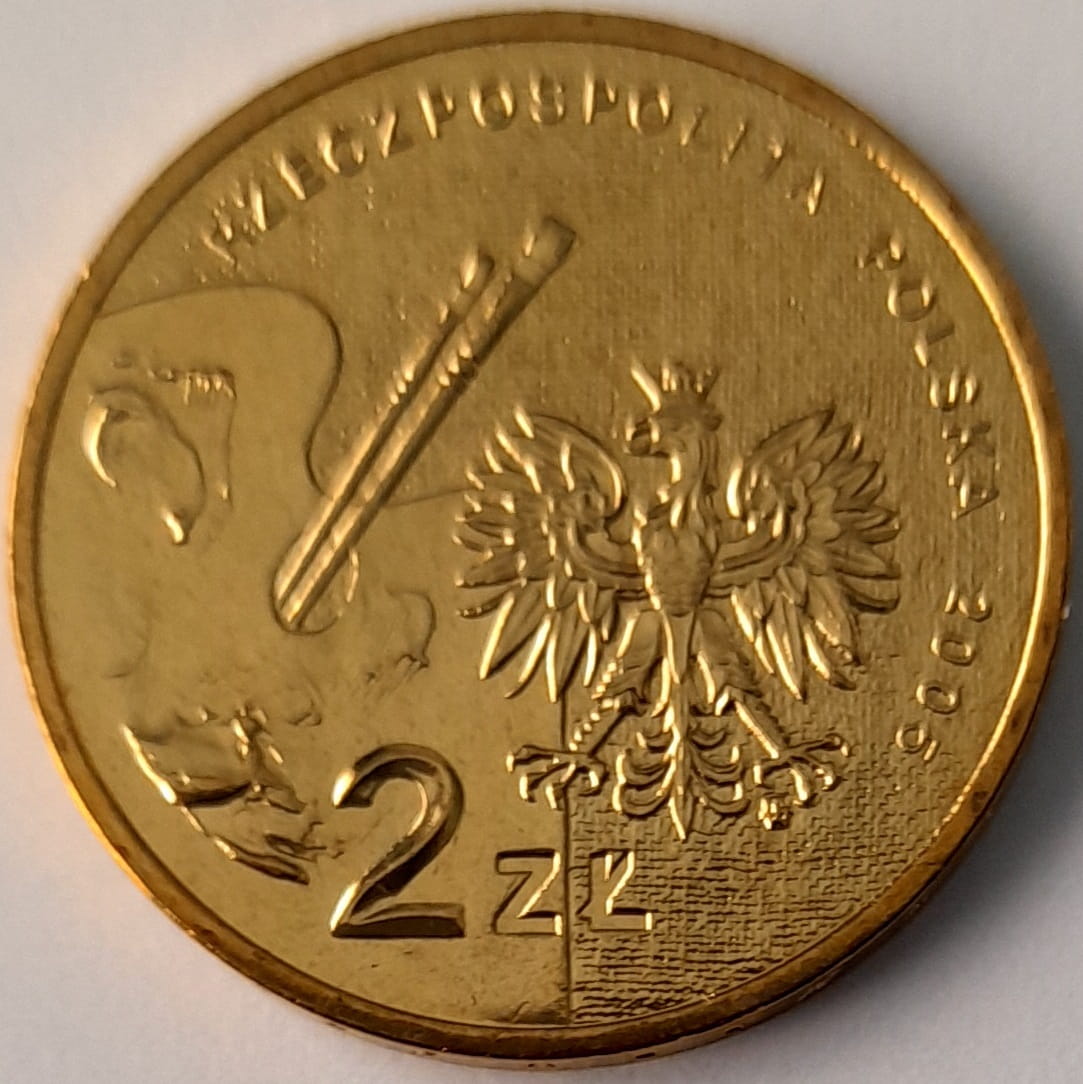 Moneta 2 zł Tadeusz Makowski 2005