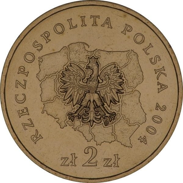 Moneta 2 zł Województwo Podlaskie 2004