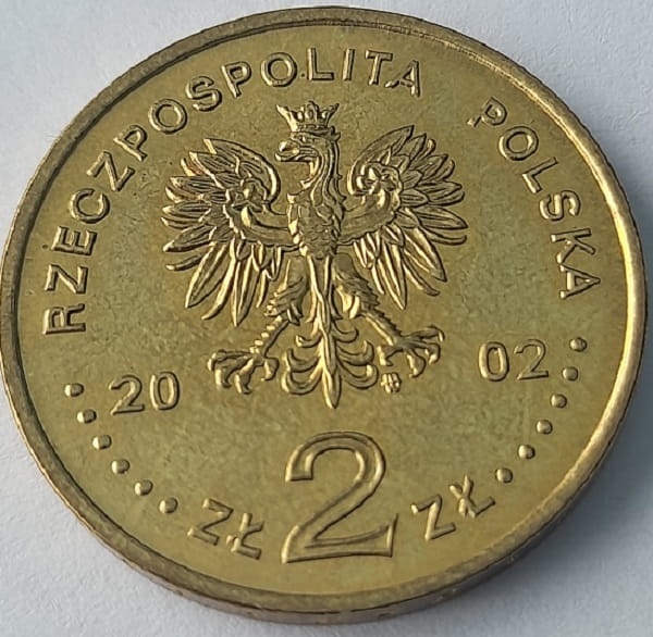 Moneta 2 zł Zamek w Malborku 2002