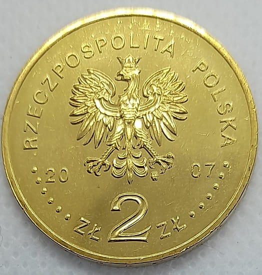 Moneta 2zł Rycerz ciężkozbrojny 2007