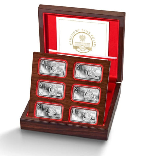 Zestaw monet Polskie banknoty obiegowe 2022 r.