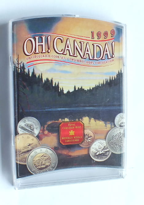 zestaw monet Kanada 7 szt. piękny