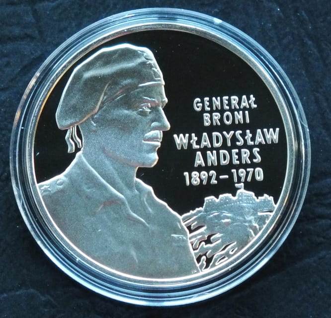 10 zł Generał broni Władysław Anders (1892-1970)