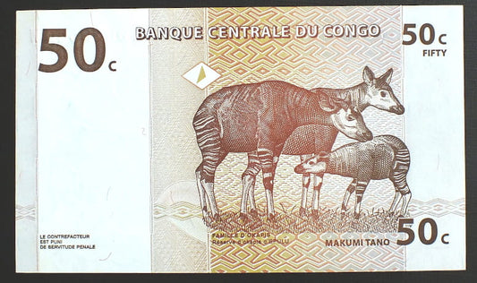 50 Centimes - Kongo