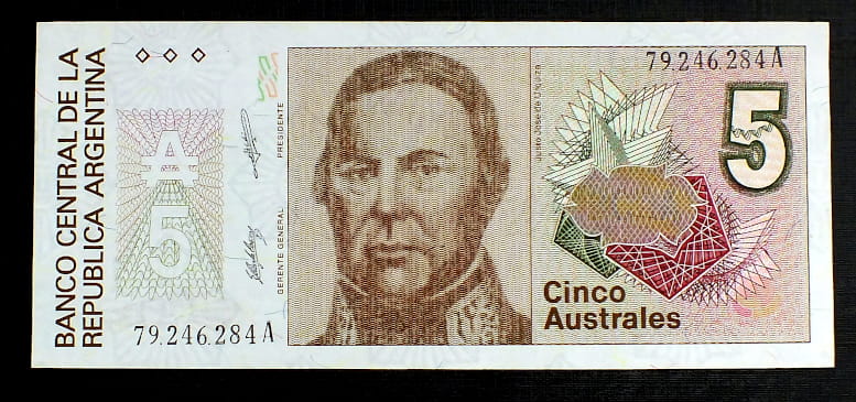 5 australi ARGENTYNA