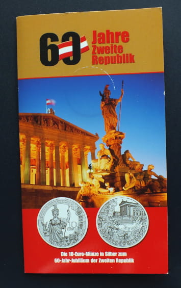 10 euro 60 rocznica - Druga republika - Austria