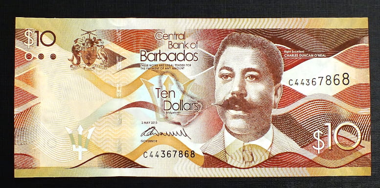 10 Dolarów - Barbados