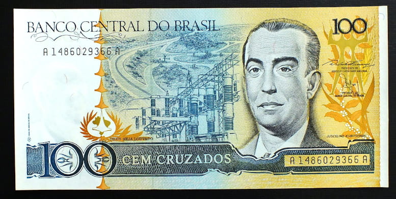100 cruzados - BRAZYLIA