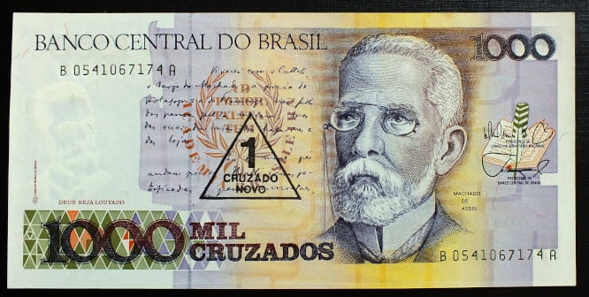 1 cruzado novo BRAZYLIA