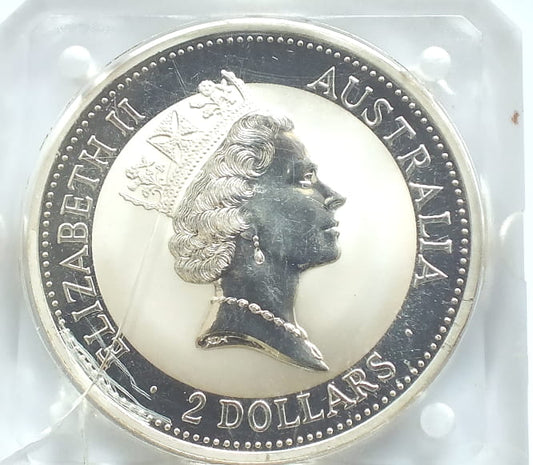 2 dolary Australia Rok Smoka 2 OZ 2000