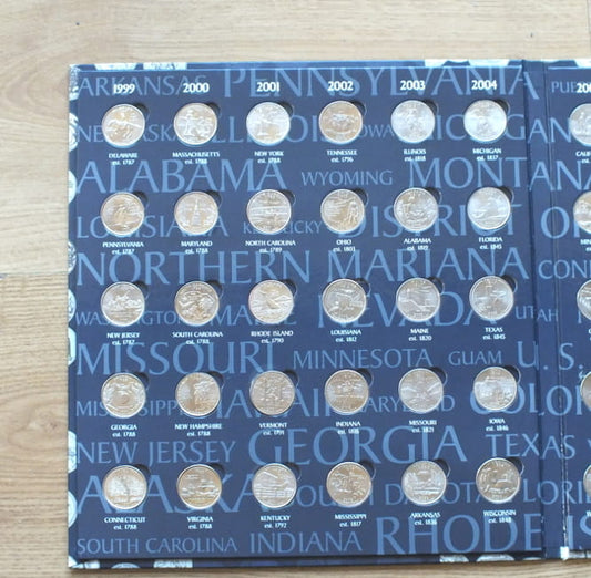 set STANY USA w albumie komplet 56 szt - ALEGAN