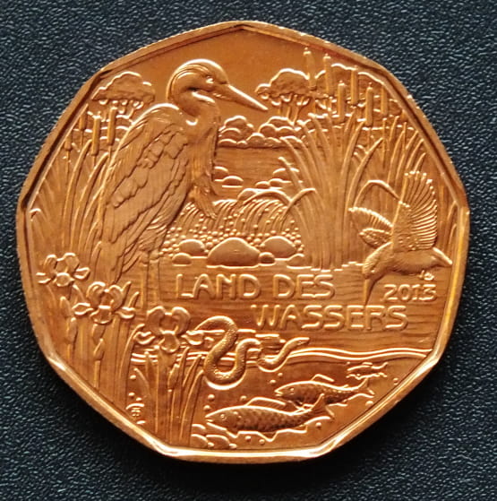 5 euro Land des Wassers - Austria