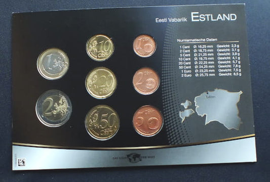 Zestaw monet EURO - Estonia