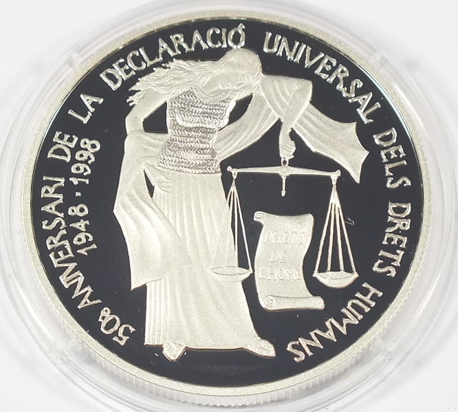 10 dinarów Prawa człowieka