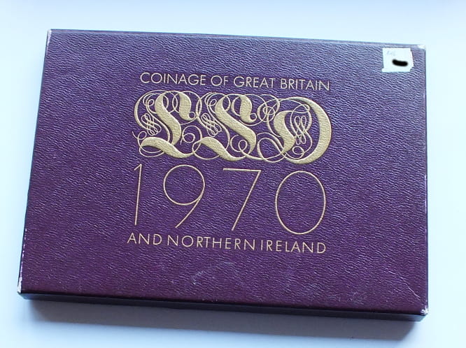 Zestaw 8 monet Proof 1970 Wielka Brytania