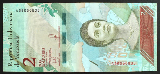 2 Bolivares - Wenezuela 2018 r.