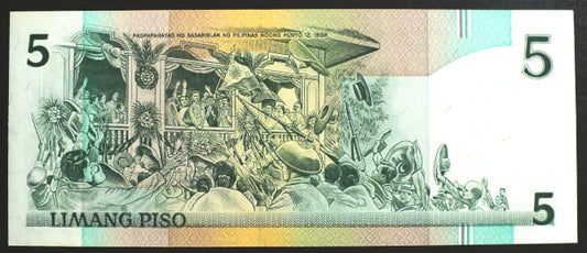 5 Piso - Filipiny 1985 r.