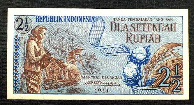 2,5 Rupiah - INDONEZJA 1961 r.