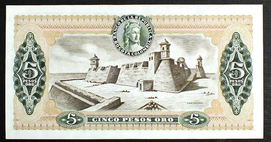 5 Pesos Oro - Kolumbia 1981 r.
