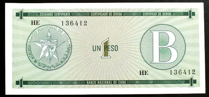 1 Peso KUBA - B