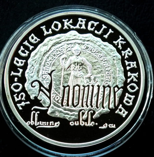 10 zł 750-lecie lokacji Krakowa
