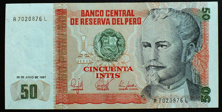 50 Intis - PERU