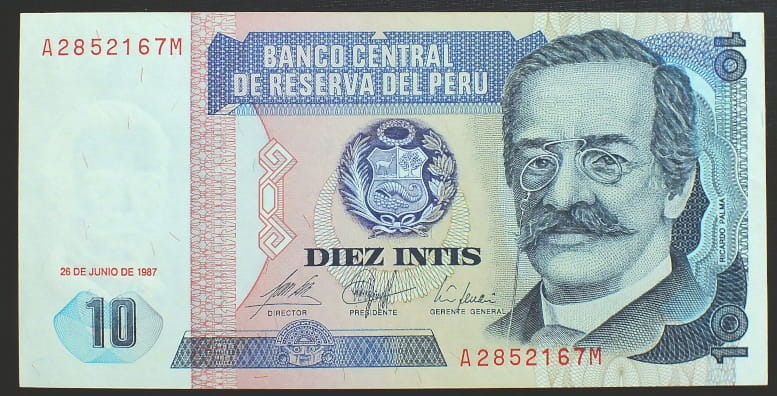 10 Intis - PERU