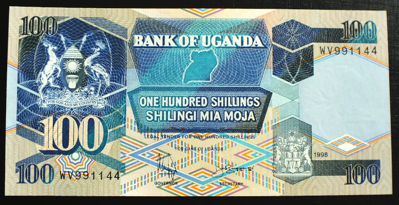 100 Szylingów - Uganda