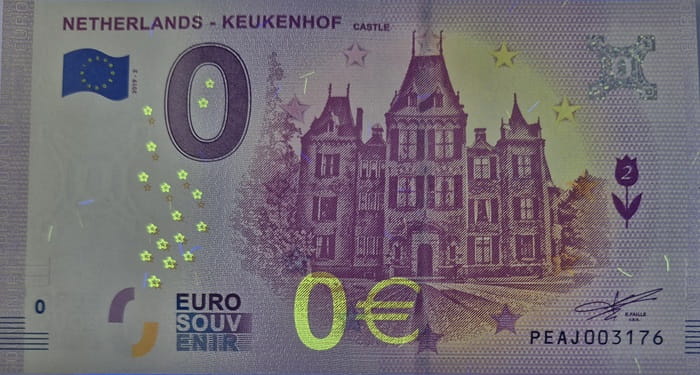 0 euro Niderlandy Keukenhof Castle 2019