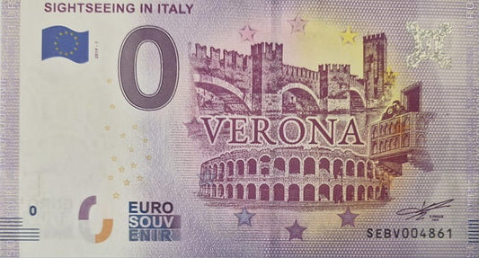 0 euro Włochy Sightseeing in Italy Verona 2019