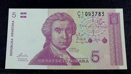 5 Dinarów - Chorwacja