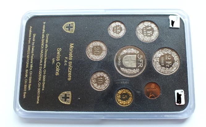 Zestaw PROOF Szwajcaria 1982