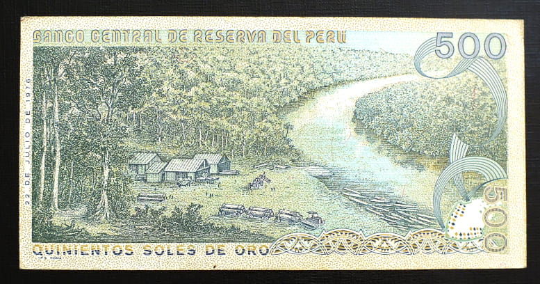 500 Soles de Oro - Peru 1976
