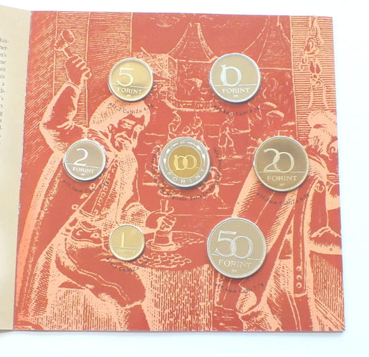 Set Proof Węgry 2001 - nakład 3000 szt!