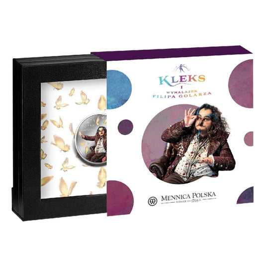 Moneta 1 dolar Kleks i wynalazek Filipa Golarza 2025
