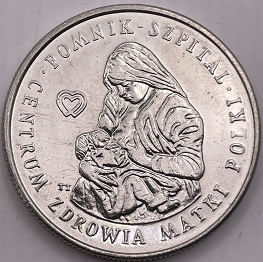 Moneta 100 zł Centrum Zdrowia Matki Polki 1985