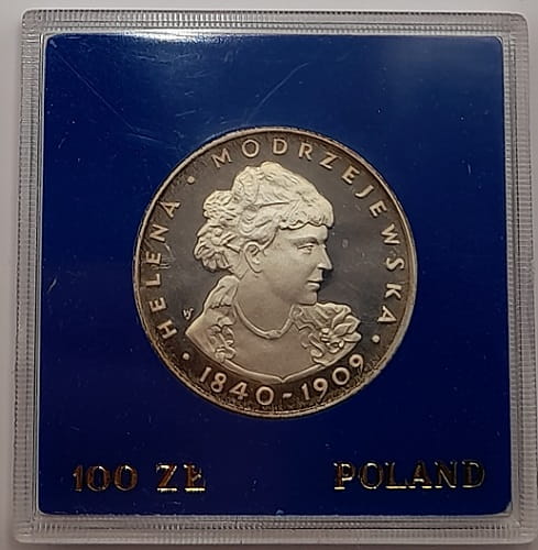 100 zł Helena Modrzejewska 1975