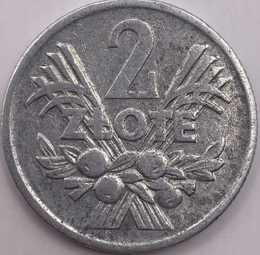 Moneta 2 złote Jagody 1973 r. stan 3