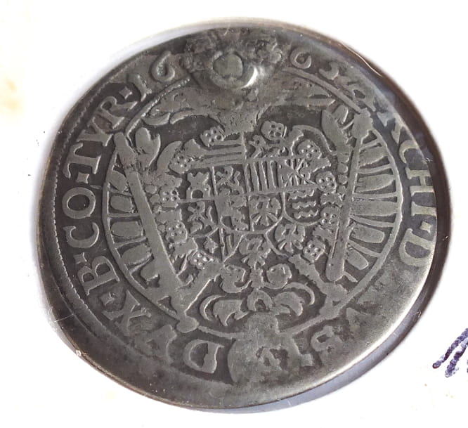 15 Krajcarów Leopold I 1663 AUSTRIA