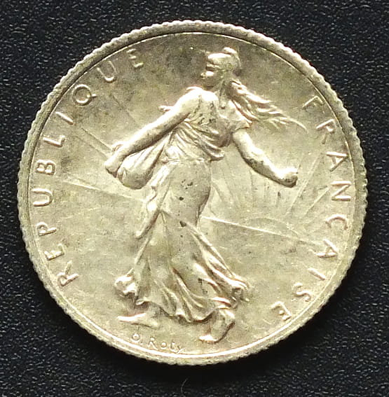 1 frank Francja (1898-1920) 5 g - Ag 835