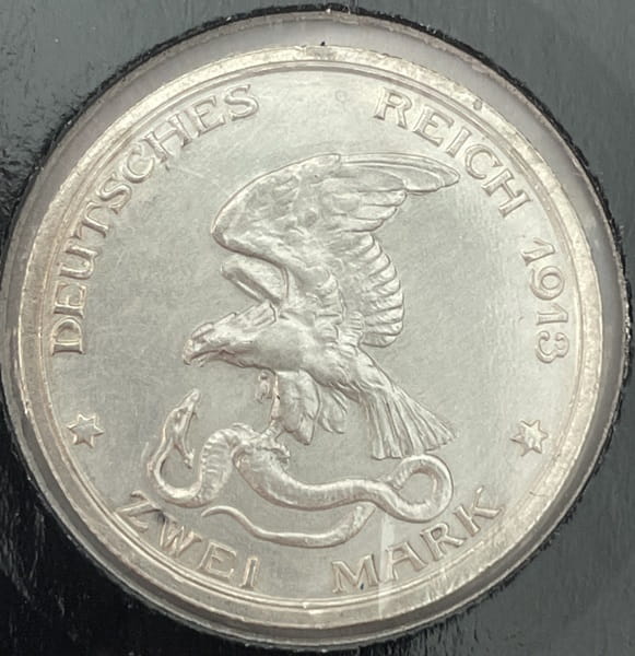 Moneta 2 marki 1913 Wilhelm II Prusy