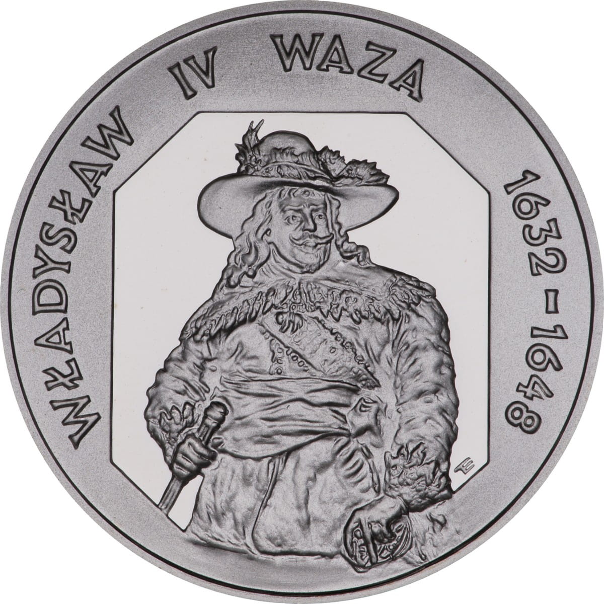 10 zł Władysław IV Waza (1632 - 1648) - półpostać