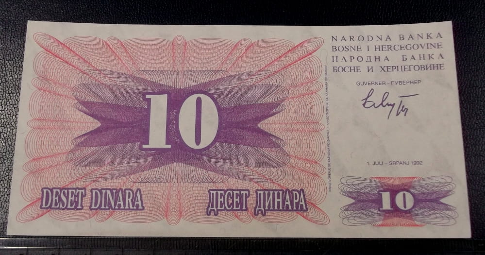 10 dinara BOŚNIA I HERCEGOWINA