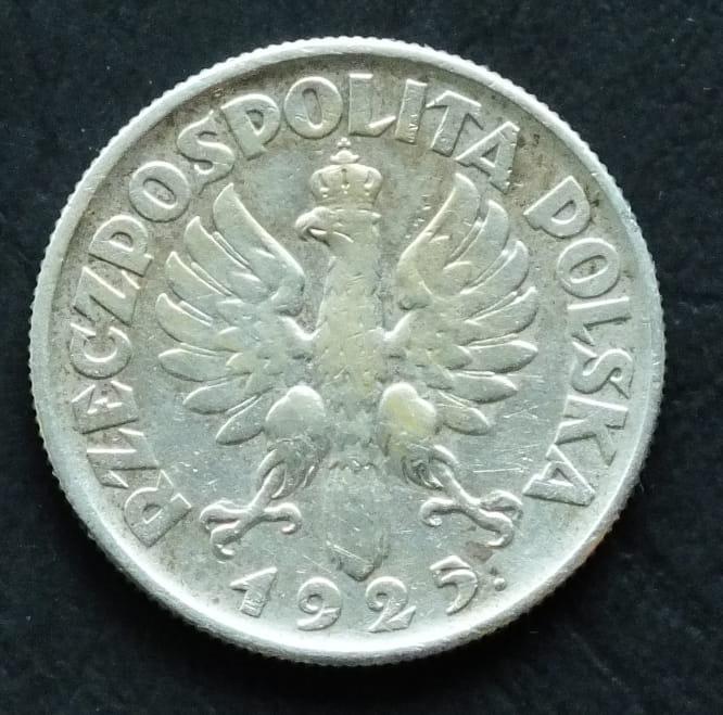 2 zł  1925 z kropką - Żniwiarka