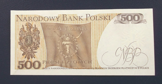500 zł Tadeusz KOŚCIUSZKO 1982 UNC