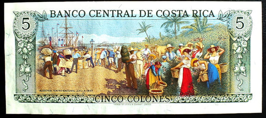 5 Colones - Kostaryka 1993 r.