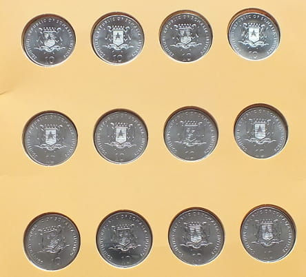 Zestaw 12 monet Znaki Zodiaku - CHINY